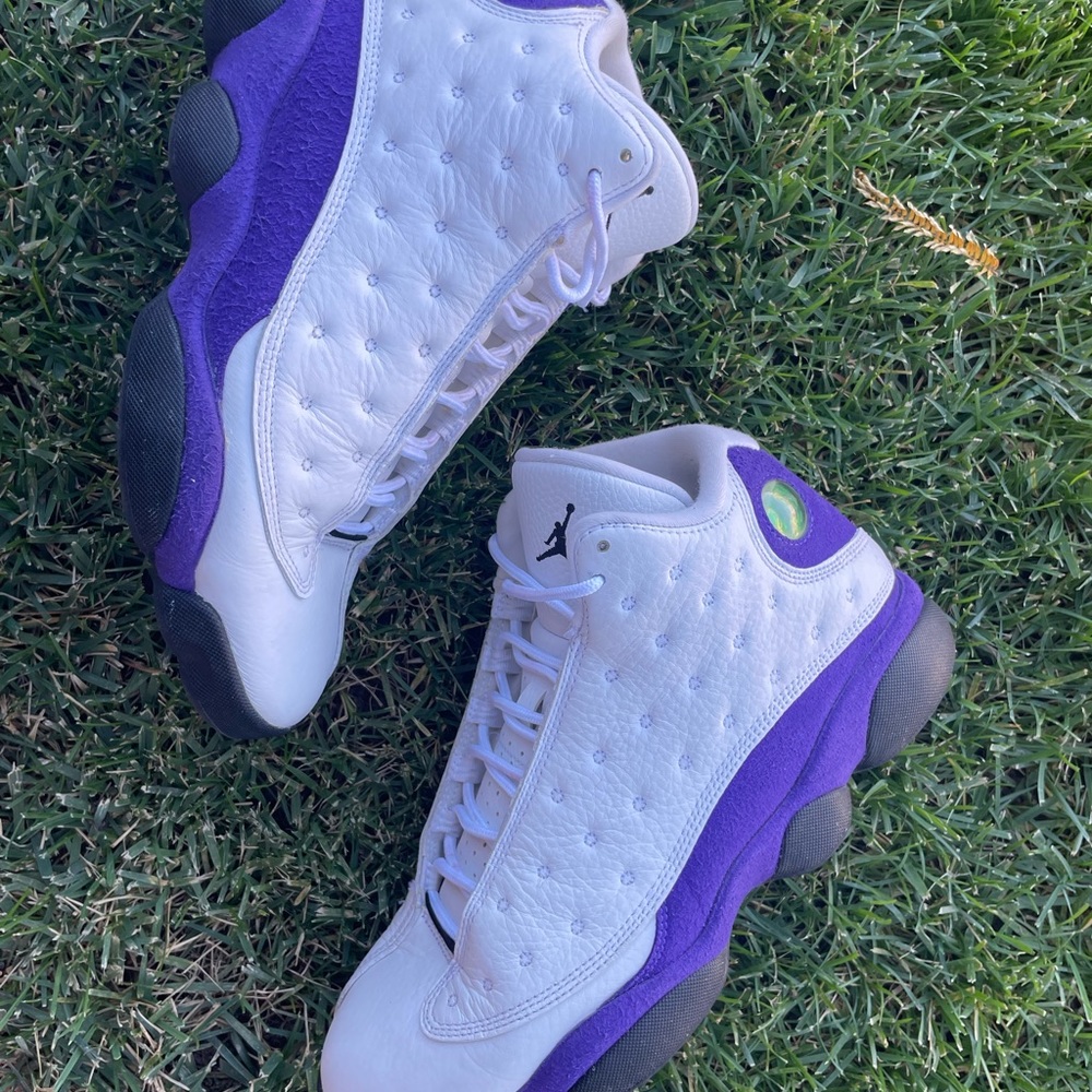 Jordan retro 13 size 10 lakers used